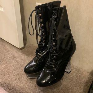 Pleaser heeled boots